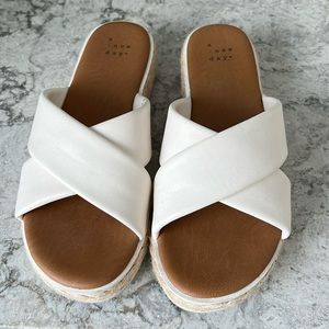 White sandal